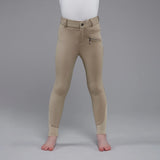 Toggi Children's Dartmoor Thermal Full Seat Breeches #colour_beige