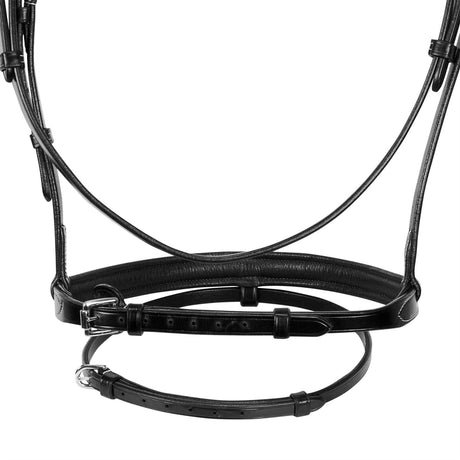 Jumping leather English bridle