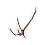 Equestro Breastplate With Clincher Rose Gold Leather Fork