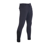 Equestro Men's Slim Fit Grip Breeches With Logo