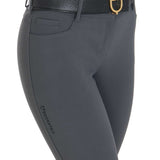 Equestro Women's Slim Fit Grip Breeches With Logo