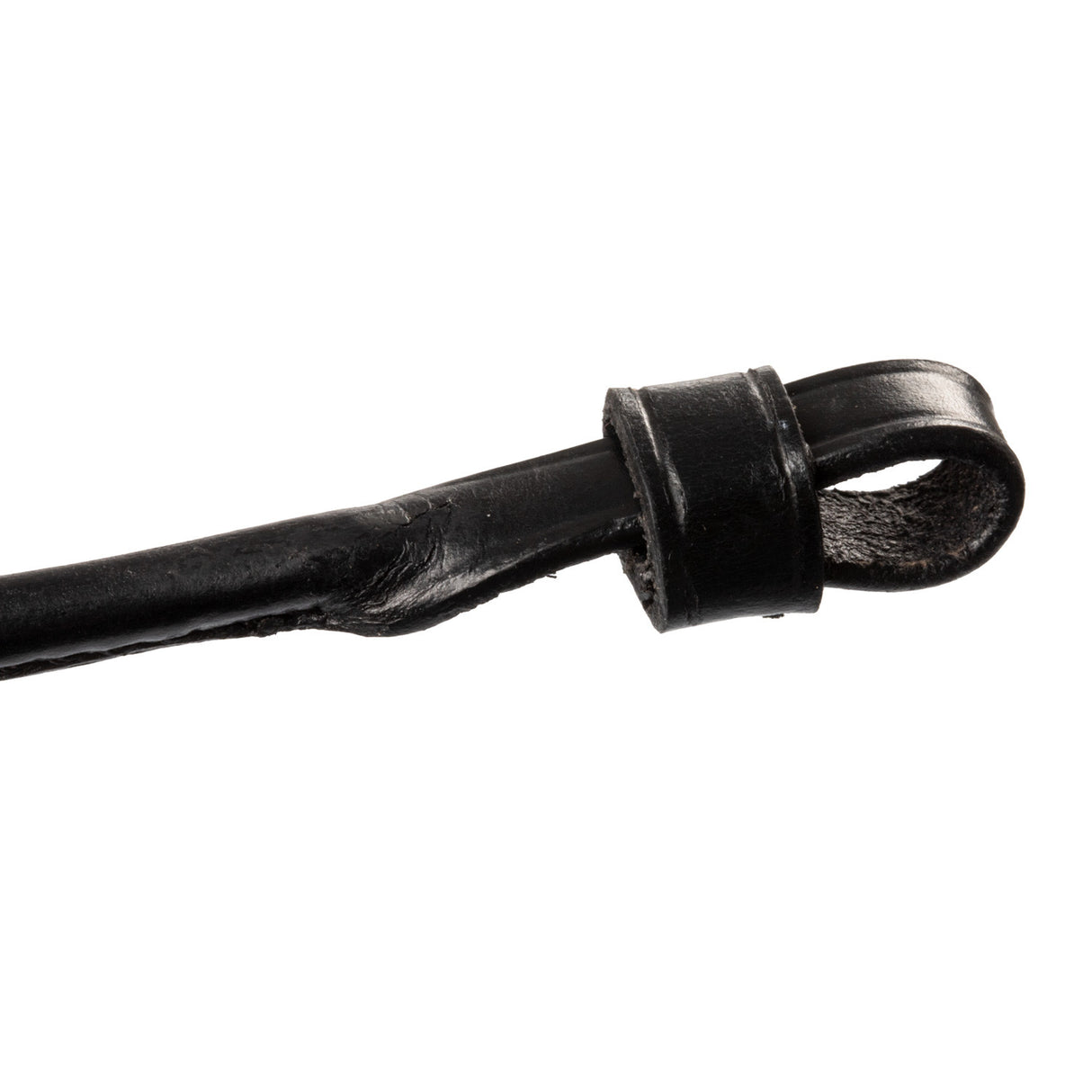 Tubular leather pelham strap