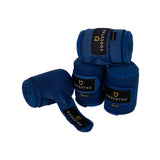 Breathable fleece bandages with elastic