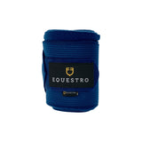 Breathable fleece bandages with elastic