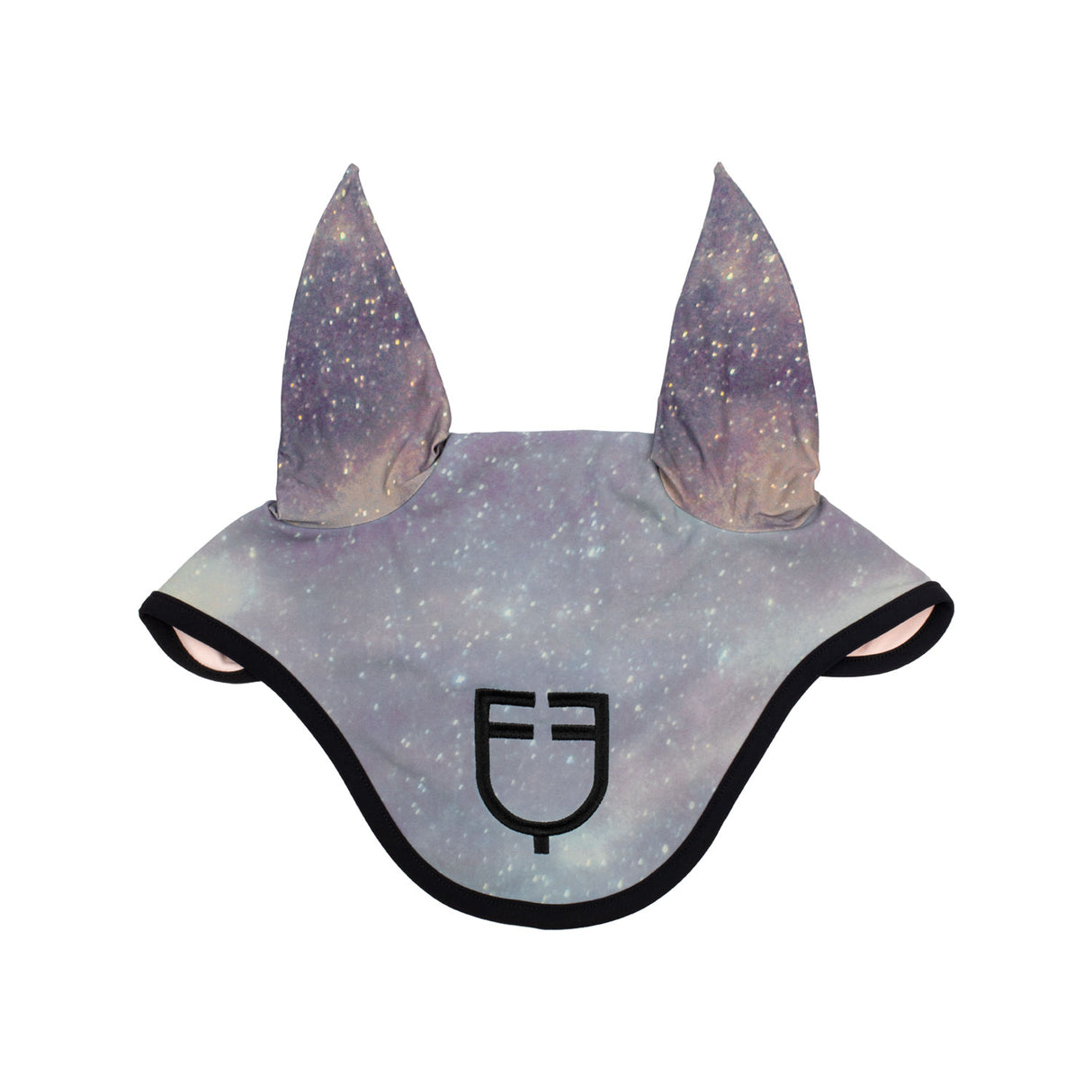 Equestro Black Line Edition Fly Veil In Stretch Material