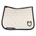 Equestro Dressage Saddle Pad With Onion Quilting #colour_beige
