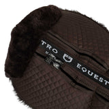 Cotton pad with pockets and sheepskin