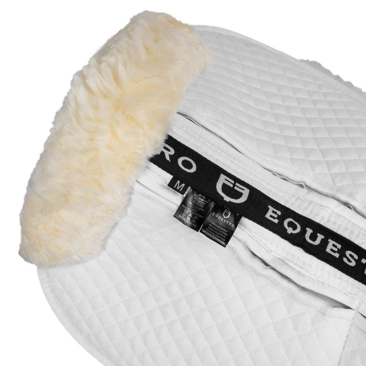 Cotton pad with pockets and sheepskin