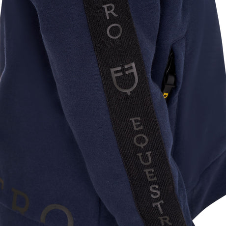 Equestro Girls' Full Zip Sweatshirt Inner Fleece #colour_blue