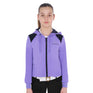 Equestro Girls' Cropped Hoodie #colour_purple
