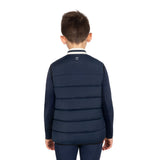 Boys' technical vest with knit collar
