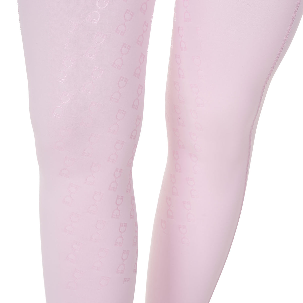 Equestro Girls' Slim Fit Grip Leggings With Logo