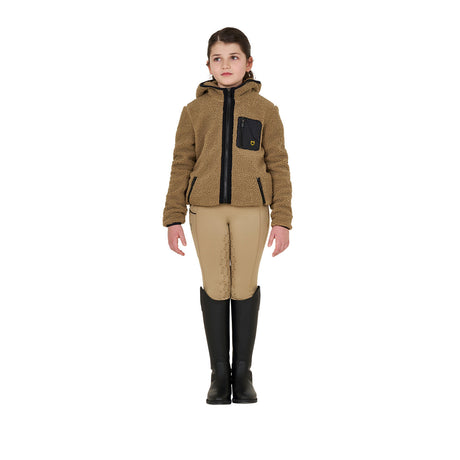 Kids' fleece sweatshirt with front zip