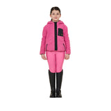 Kids' fleece sweatshirt with front zip