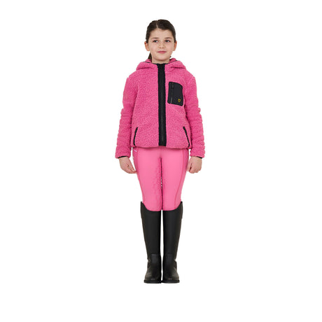 Kids' fleece sweatshirt with front zip