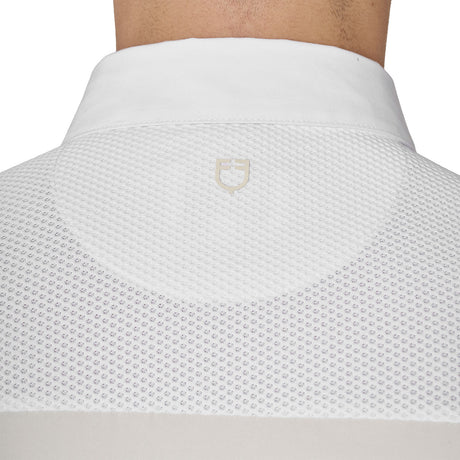 Men's long-sleeved competition polo shirt