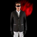 Equestro Equestro Ridertechnology Men's Competition Jacket Heat-Sealed Seams #colour_black