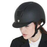 Ultra light helmet with polished frame homologation EN 1384-2023