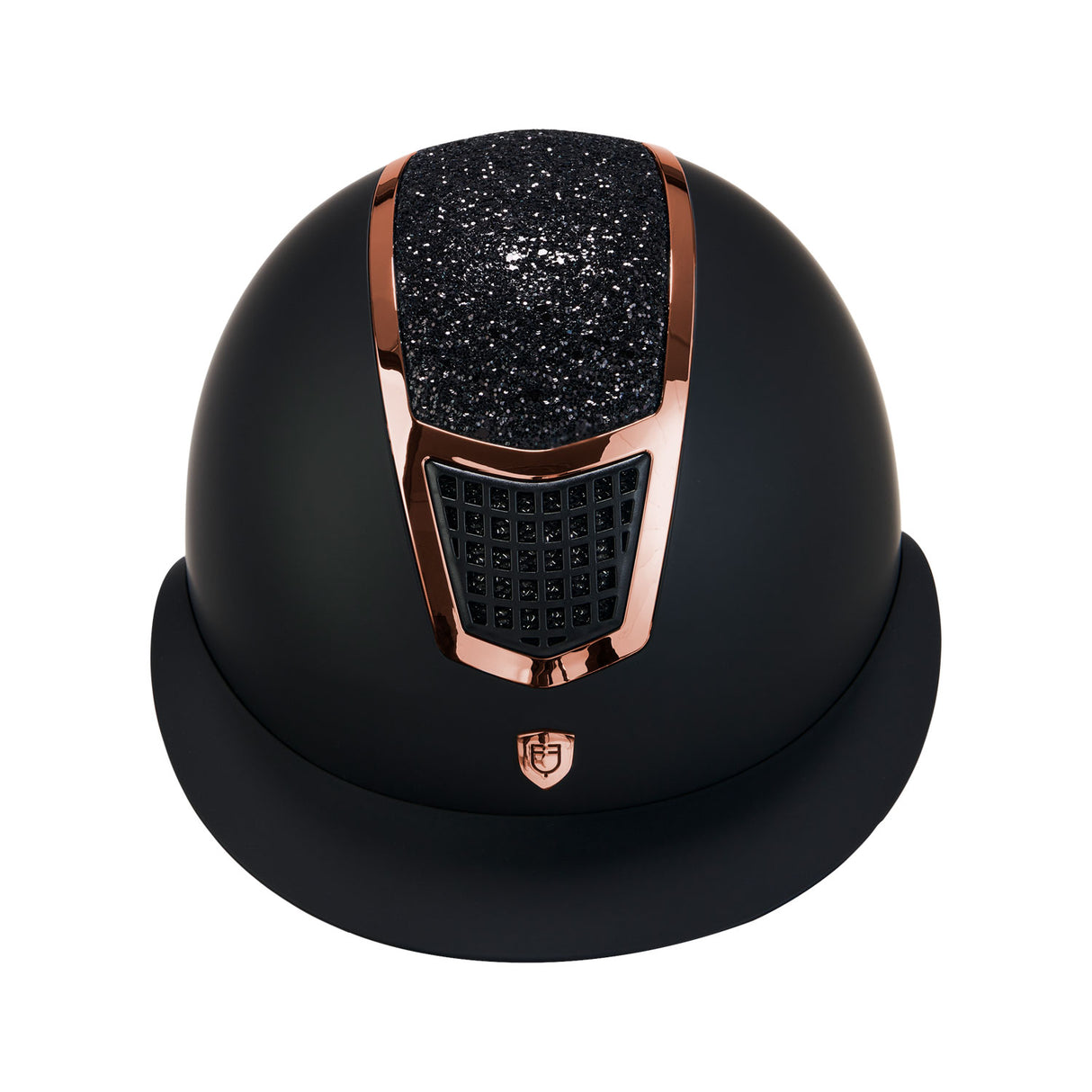 Equestro Helmet With Rhinestones And Wide Visor