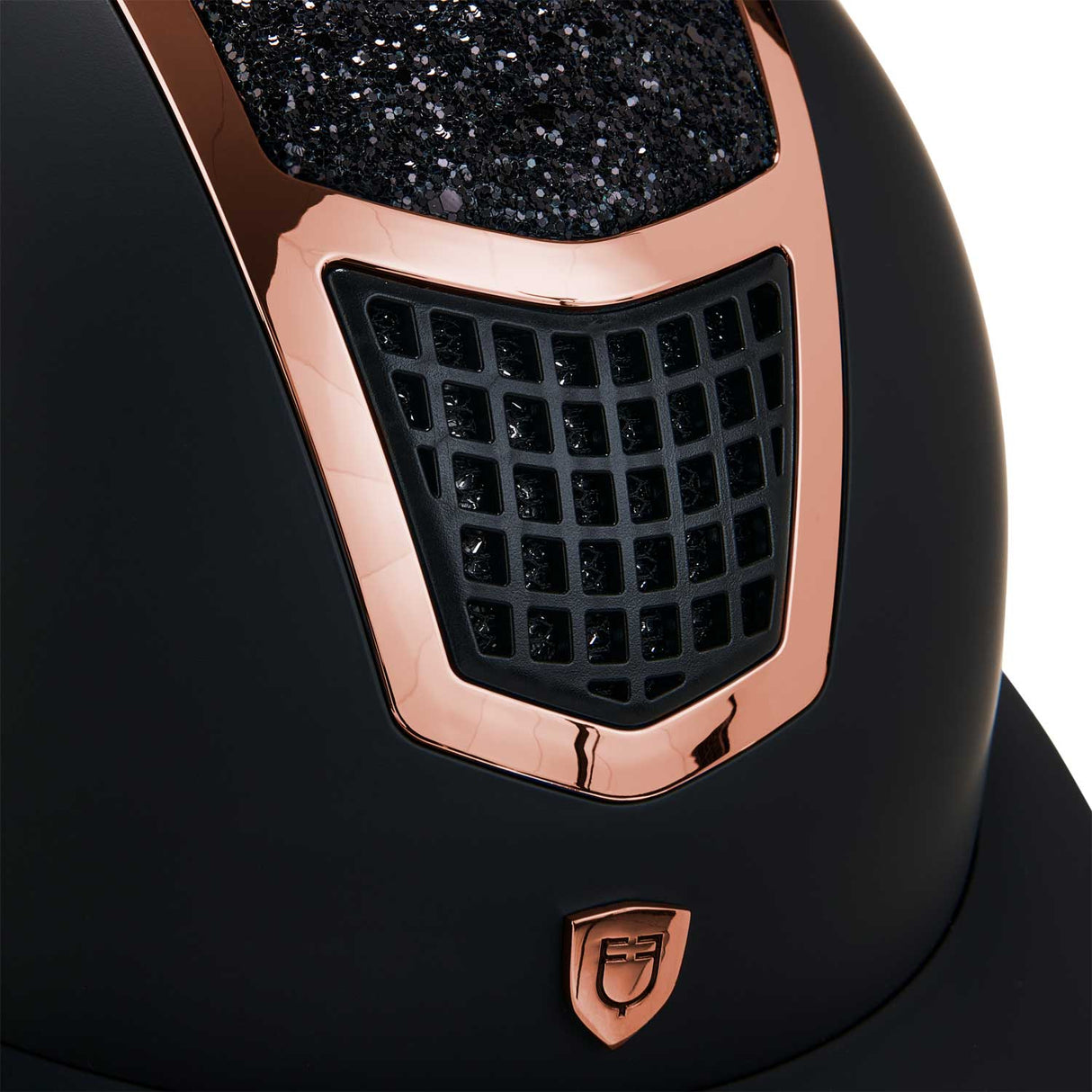 Equestro Helmet With Rhinestones And Wide Visor