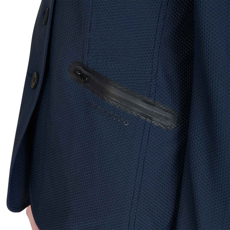 Women's competition jacket four buttons perforated fabric