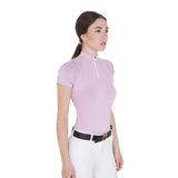 Equestro Women's Slim Fit Technical Training Polo Shirt