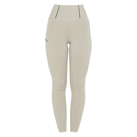 Equestro Women's Slim Fit Full Grip Leggings