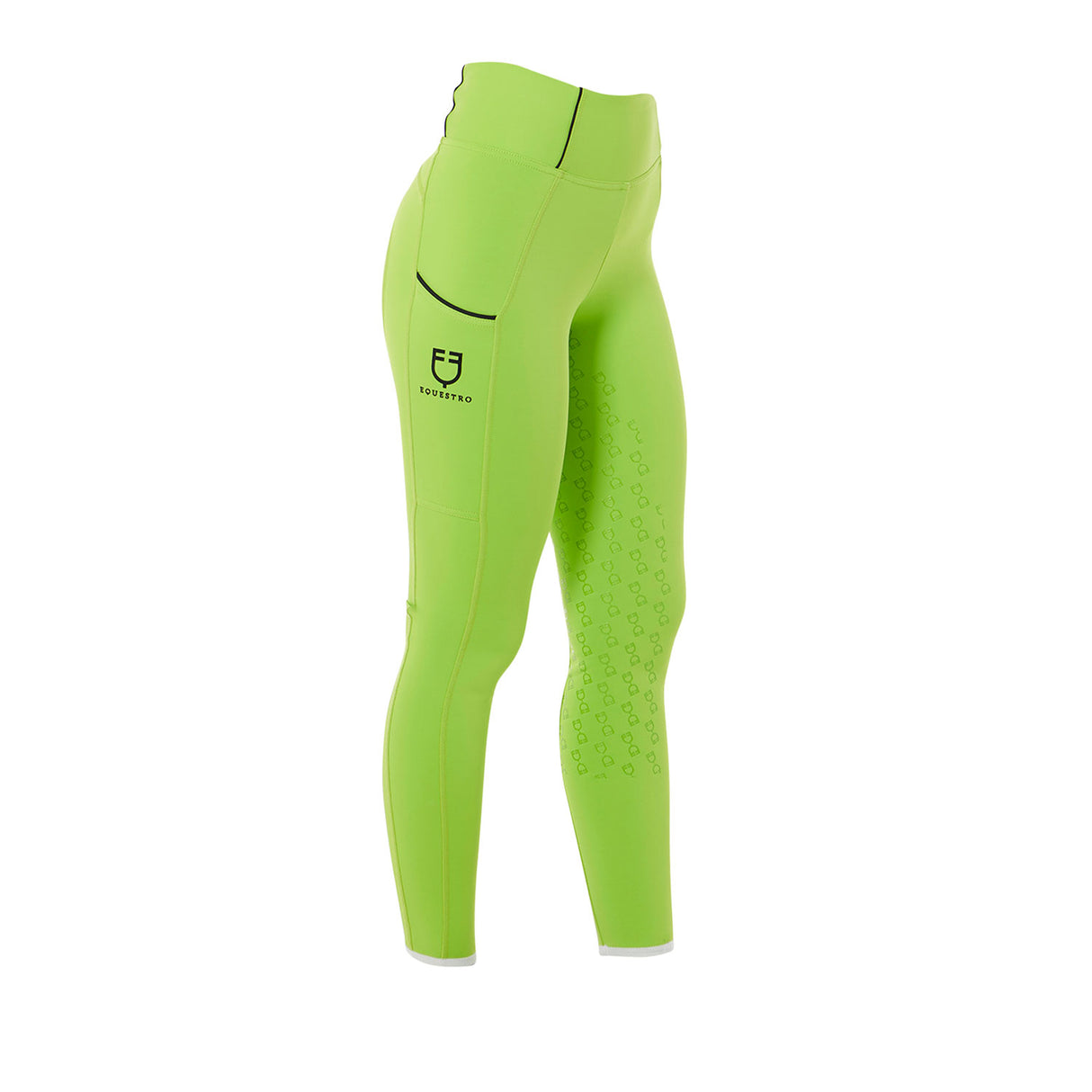 Equestro Women's Slim Fit Full Grip Leggings