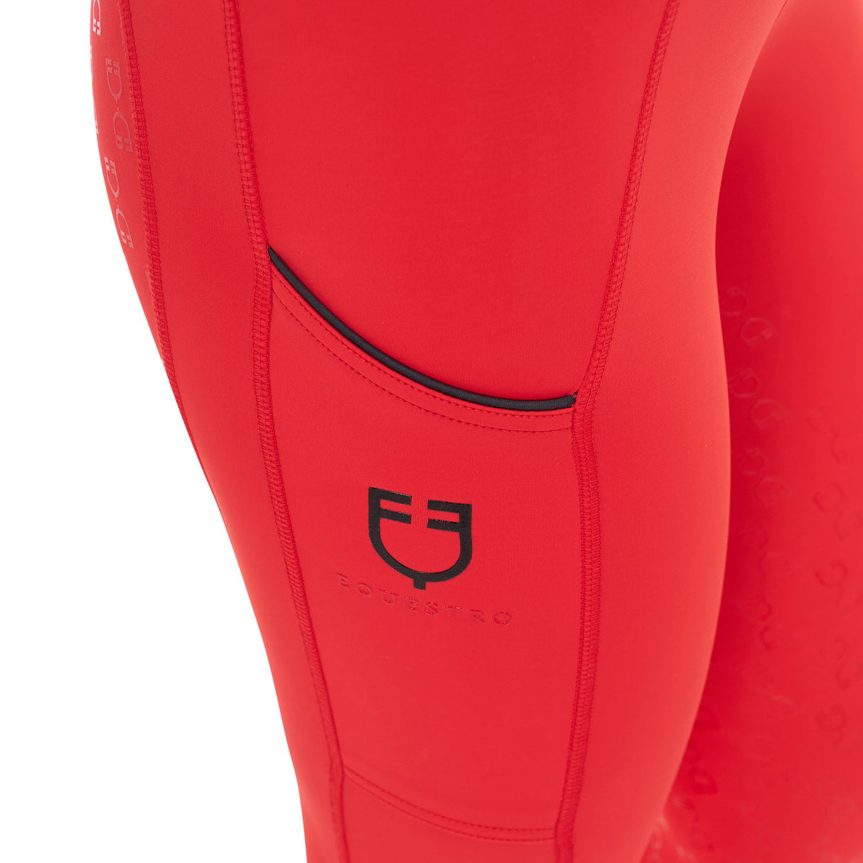 Equestro Women's Slim Fit Full Grip Leggings