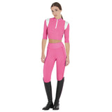 Equestro Women's Slim Fit Full Grip Leggings