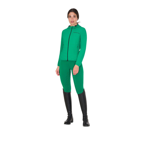 Women's down jacket in technical blend