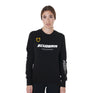 Equestro Scuderia Equestro Women's Crewneck Sweatshirt #colour_black