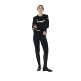 Equestro Scuderia Equestro Women's Crewneck Sweatshirt #colour_black