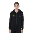 Equestro Scuderia Equestro Women's Hooded Sweatshirt French Terry #colour_black
