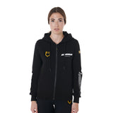 Equestro Scuderia Equestro Women's Hooded Sweatshirt French Terry #colour_black