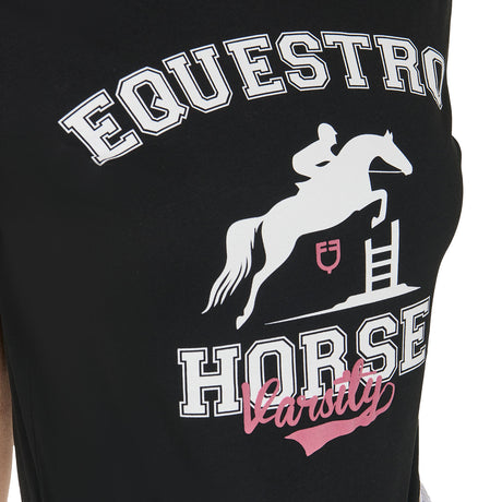 Women's Horse Varsity cotton T-shirt