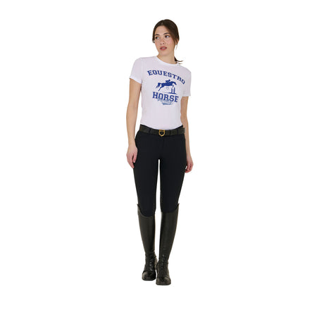Women's Horse Varsity cotton T-shirt