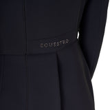 Women's tailocoat in technical fabric with rhinestones