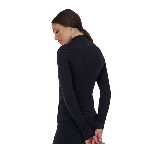 WOMEN'S RIDERTECHNOLOGY FULL ZIP HIBRYD NYLON+KNIT QUILTED JACKET