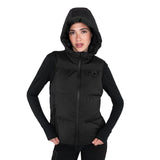 Women’s technical sleeveless jacket with hood Ridertechnology