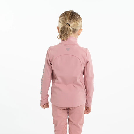 EQUIDRY Children's Water Repellent Base Layer #colour_pale-pink-grey