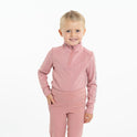 EQUIDRY Children's Water Repellent Base Layer #colour_pale-pink-grey