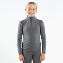 EQUIDRY Children's Water Repellent Base Layer #colour_grey-lilac