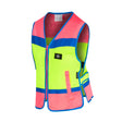 Equisafety Charlotte Dujardin Multi Mesh Childs Waistcoat
#Colour_pink-yellow