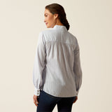 Ariat Women's Charolais Long Sleeve Blouse #colour_blue