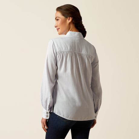 Ariat Women's Charolais Long Sleeve Blouse #colour_blue