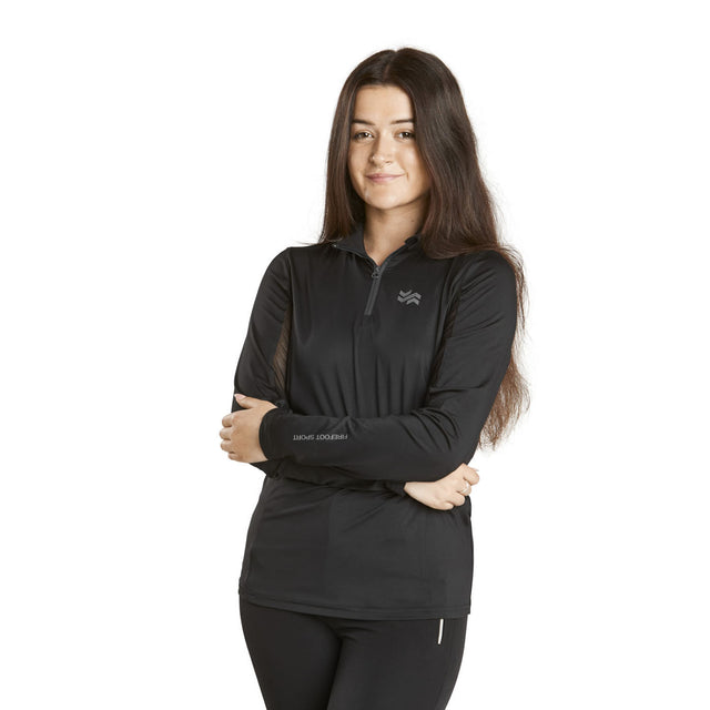 Firefoot Children's Kilnsey Base Layer #colour_black-grey