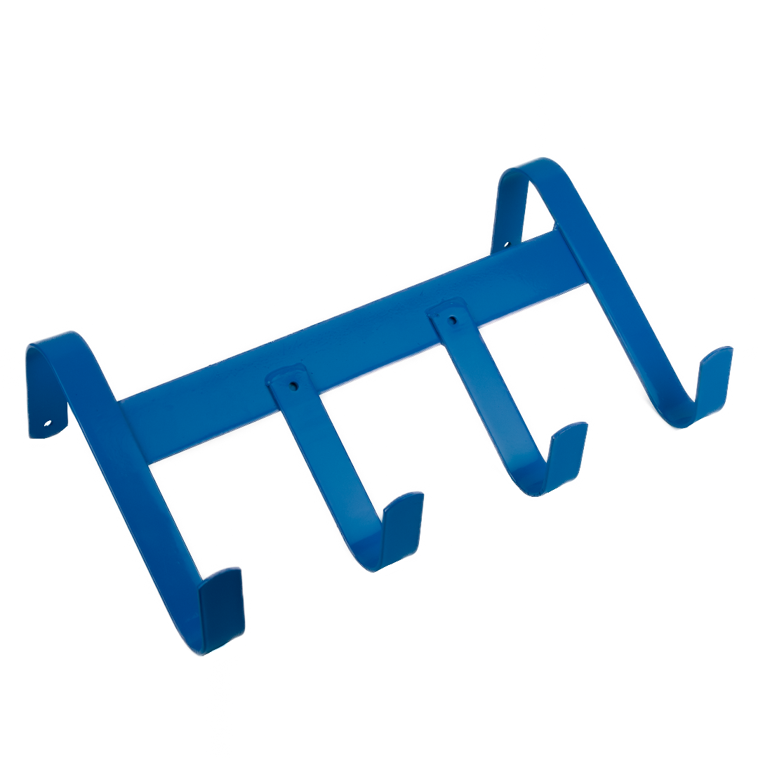GS Equestrian & Country 4 Hook Metal Handy Hanger #colour_blue