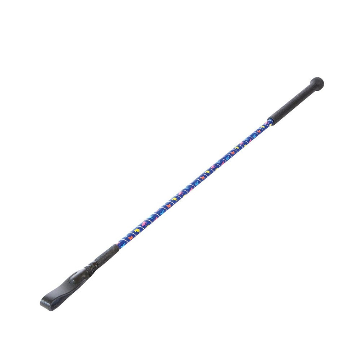 Hy Equestrian Silver Riding Whip
