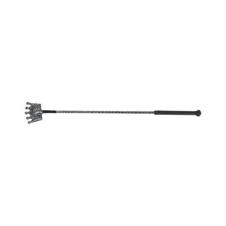 Hy Equestrian Glitter Crown Riding Whip